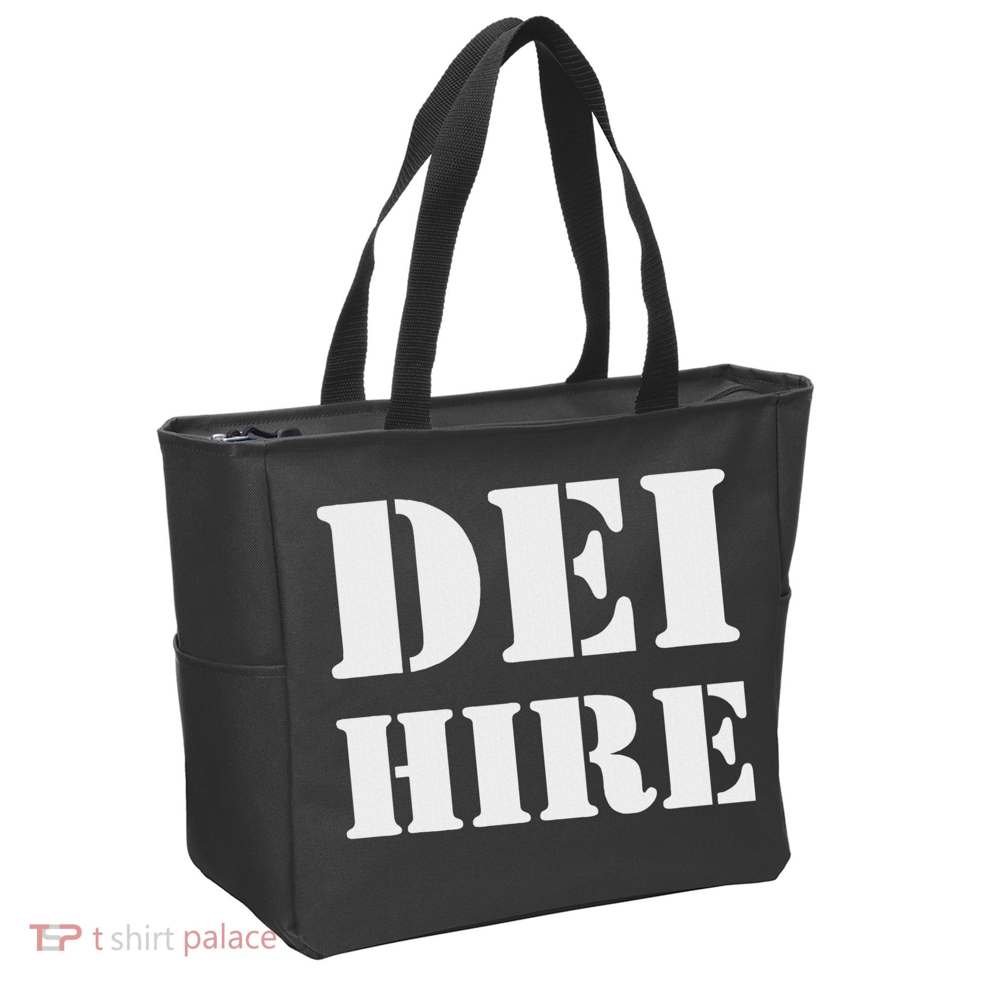 Dei Hire Diversity Equity Inclusion Anti Trump Political Tote Bag