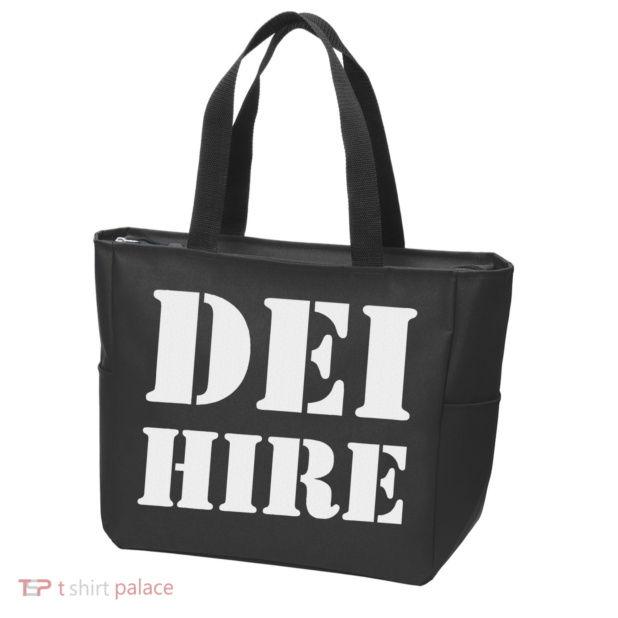 Dei Hire Diversity Equity Inclusion Anti Trump Political Tote Bag