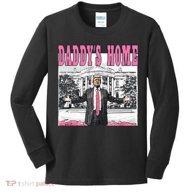 Daddys Home Kids Long Sleeve Shirt