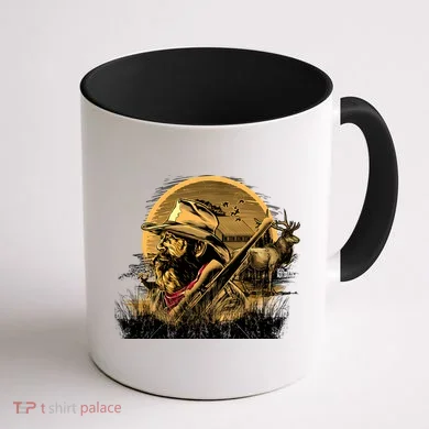 Deer Hunter Coffee Mug back