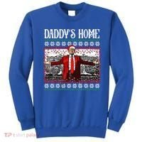 Daddys Home Donald Trump Christmas Sweatshirt thumb 0