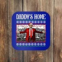 Daddys Home Donald Trump Christmas Coaster thumb 0
