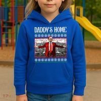 Daddys Home Donald Trump Christmas Kids Hoodie thumb 3