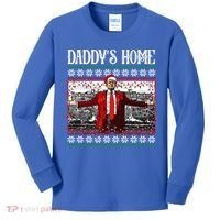 Daddys Home Donald Trump Christmas Kids Long Sleeve Shirt thumb 0