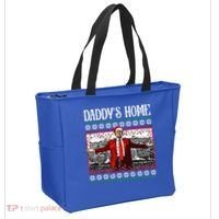 Daddys Home Donald Trump Christmas Tote Bag thumb 2