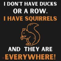 DonT Have Ducks In A Row I Have Squirrels Everywhere Funny Long Sleeve Shirt thumb 2