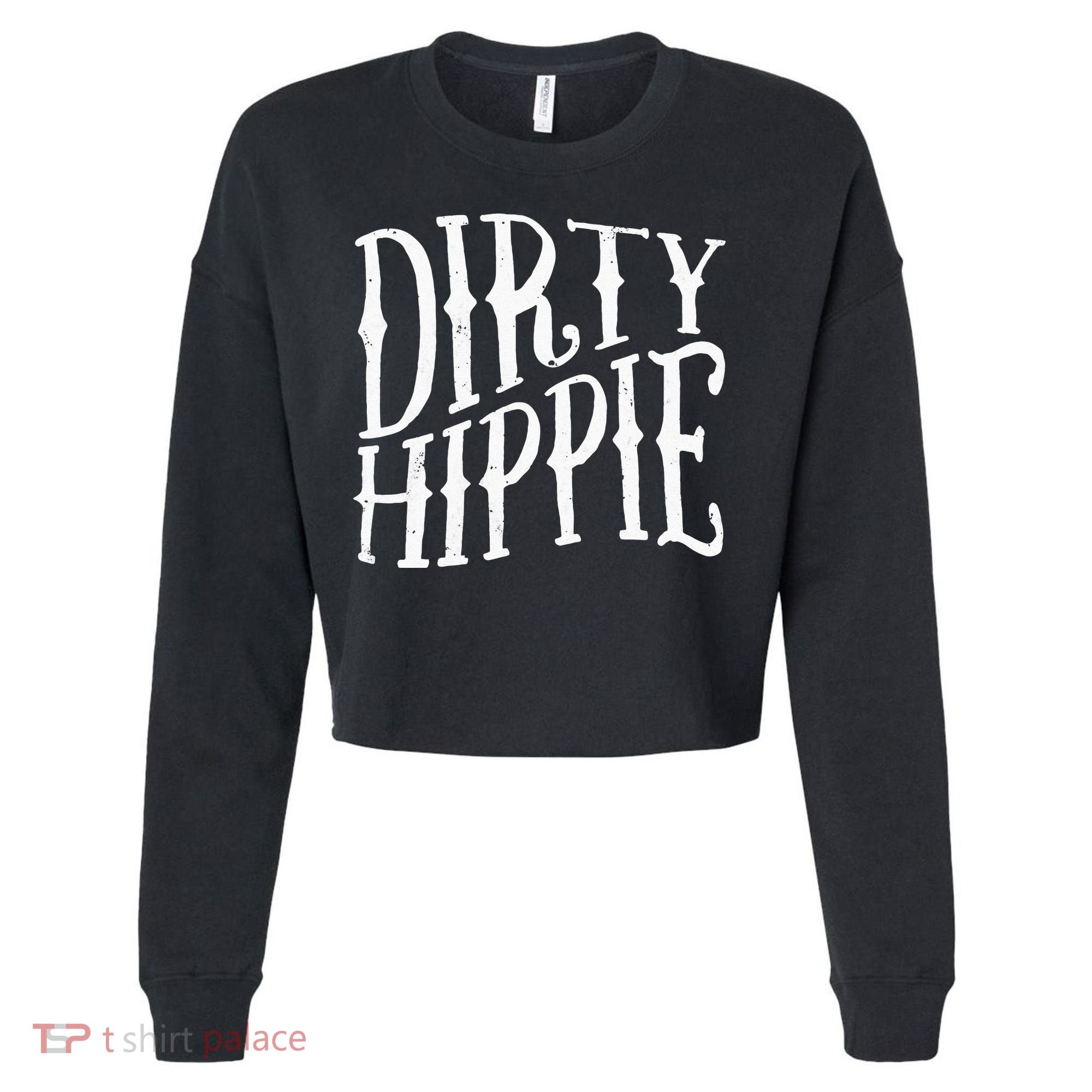 Dirty Hippie Cropped Pullover Crew