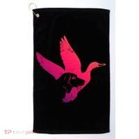 Duck Hunting Dog Duck Hunter Gift Duck Hunting Season Gift Golf Towel thumb 0