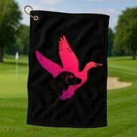 Duck Hunting Dog Duck Hunter Gift Duck Hunting Season Gift Golf Towel thumb 1