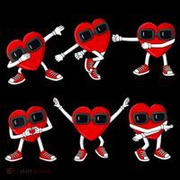 Dancing Hearts Dance Challenge Valentines Day Backpack thumb 2