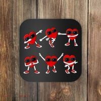 Dancing Hearts Dance Challenge Valentines Day Coaster thumb 0