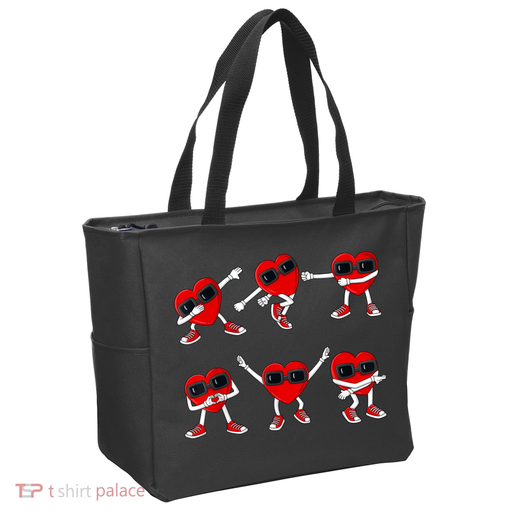 Dancing Hearts Dance Challenge Valentines Day Tote Bag