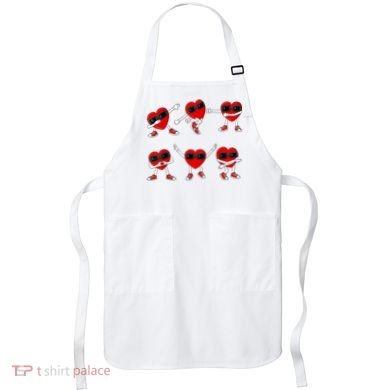 Dancing Hearts Dance Challenge Valentines Day Apron