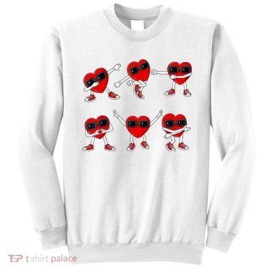 Dancing Hearts Dance Challenge Valentines Day Sweatshirt