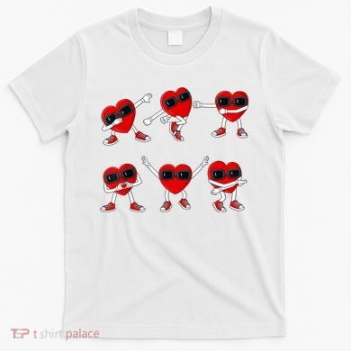 Dancing Hearts Dance Challenge Valentines Day T-Shirt