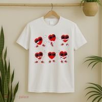 Dancing Hearts Dance Challenge Valentines Day T-Shirt thumb 2