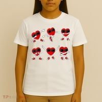 Dancing Hearts Dance Challenge Valentines Day T-Shirt thumb 4