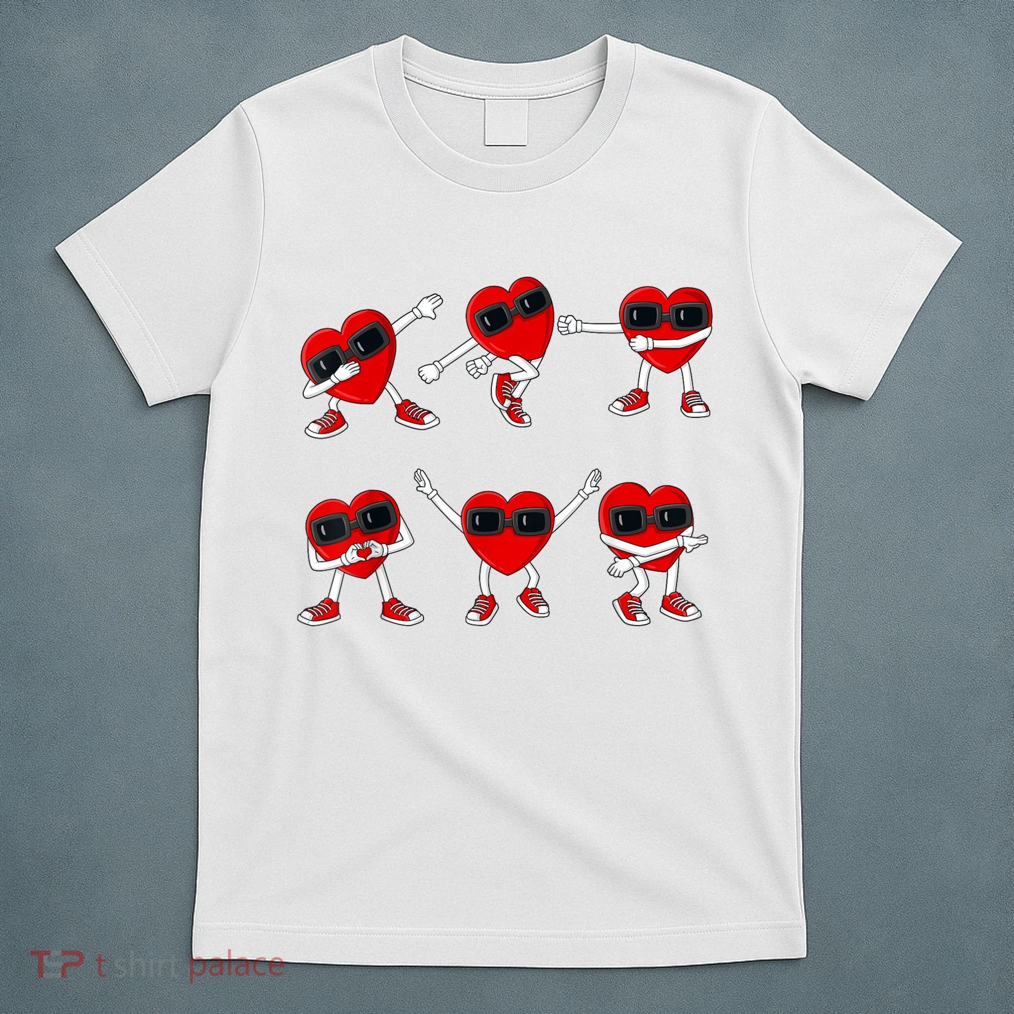Dancing Hearts Dance Challenge Valentines Day T-Shirt