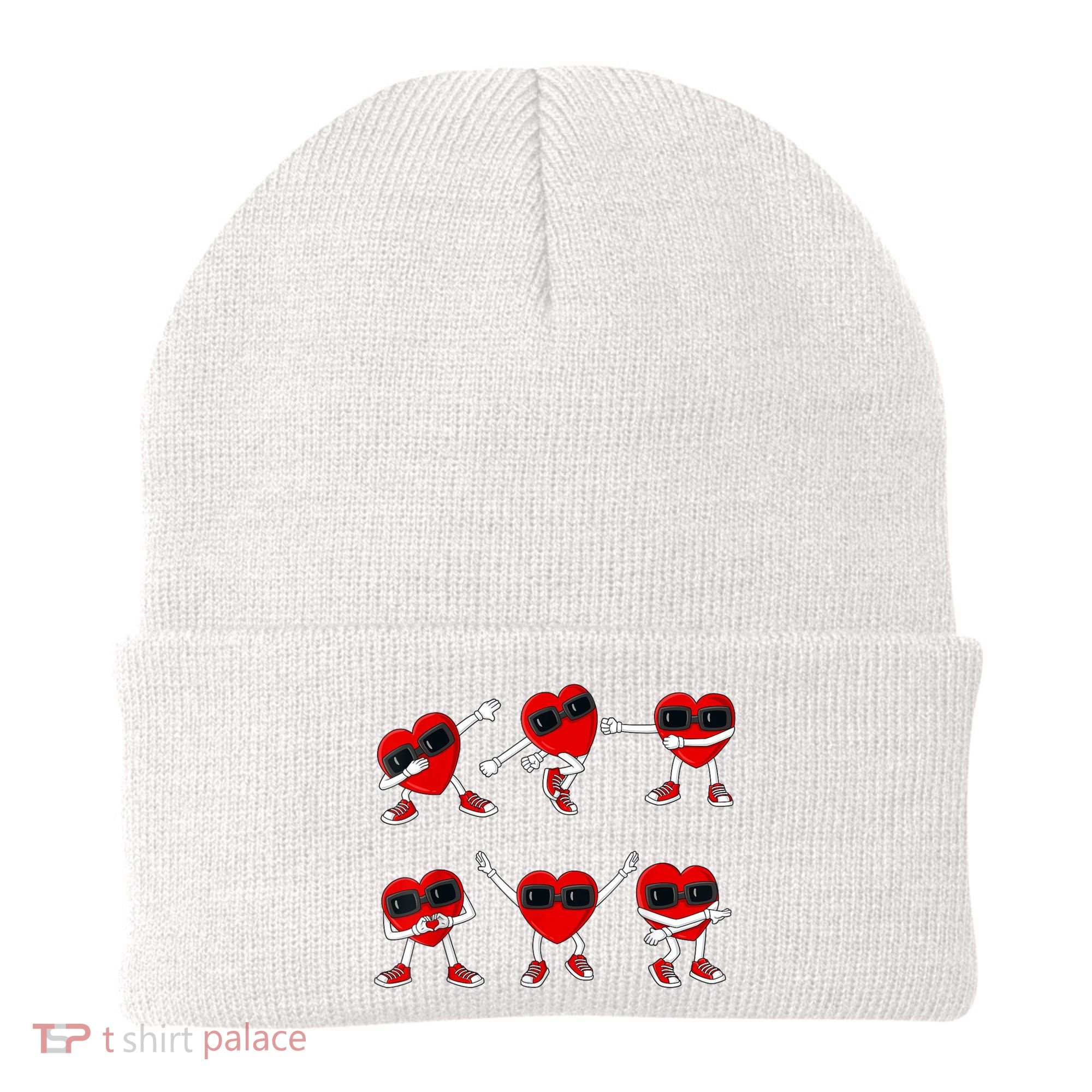Dancing Hearts Dance Challenge Valentines Day Beanie