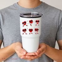 Dancing Hearts Dance Challenge Valentines Day Tumbler thumb 2