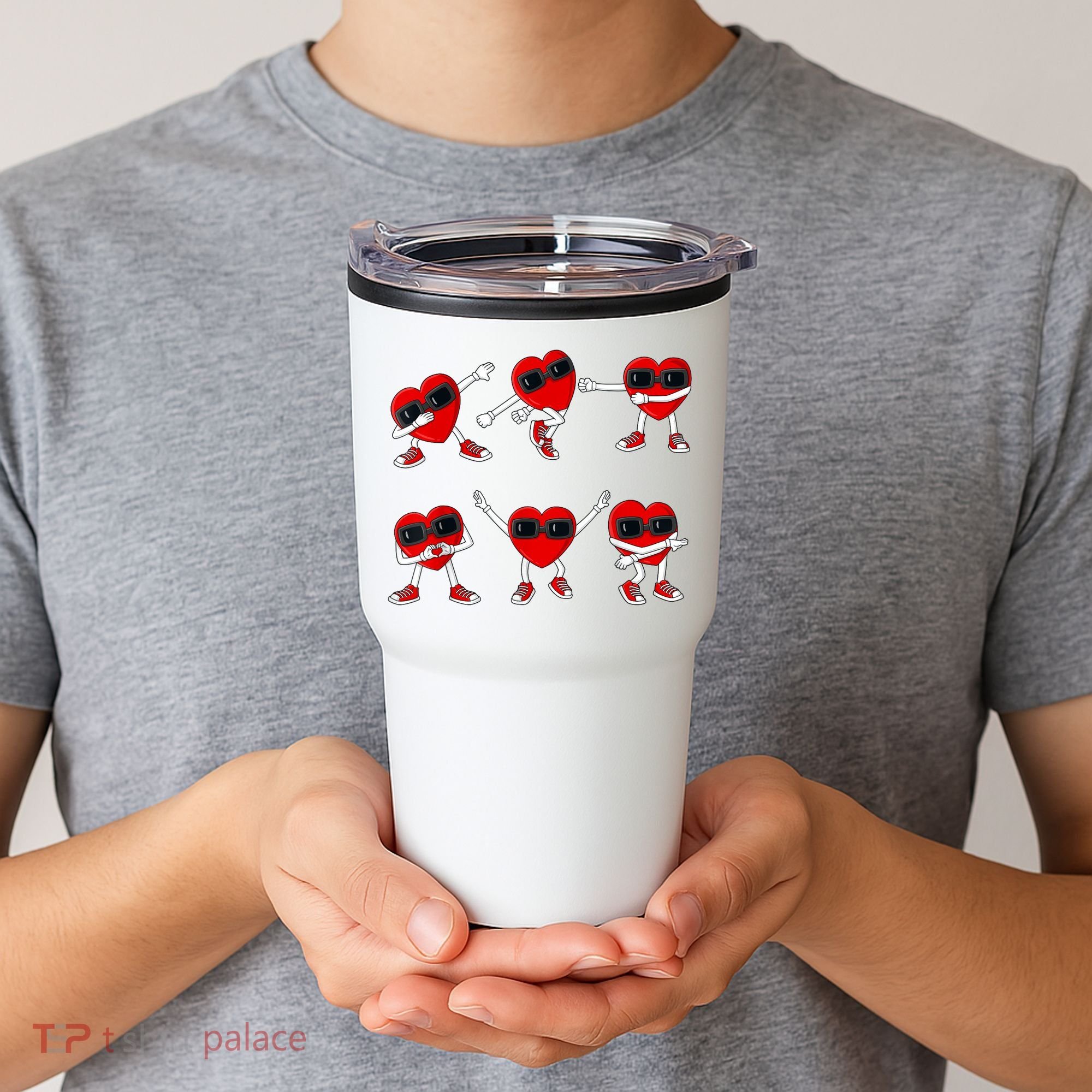 Dancing Hearts Dance Challenge Valentines Day Tumbler
