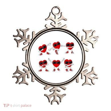 Dancing Hearts Dance Challenge Valentines Day Ornament