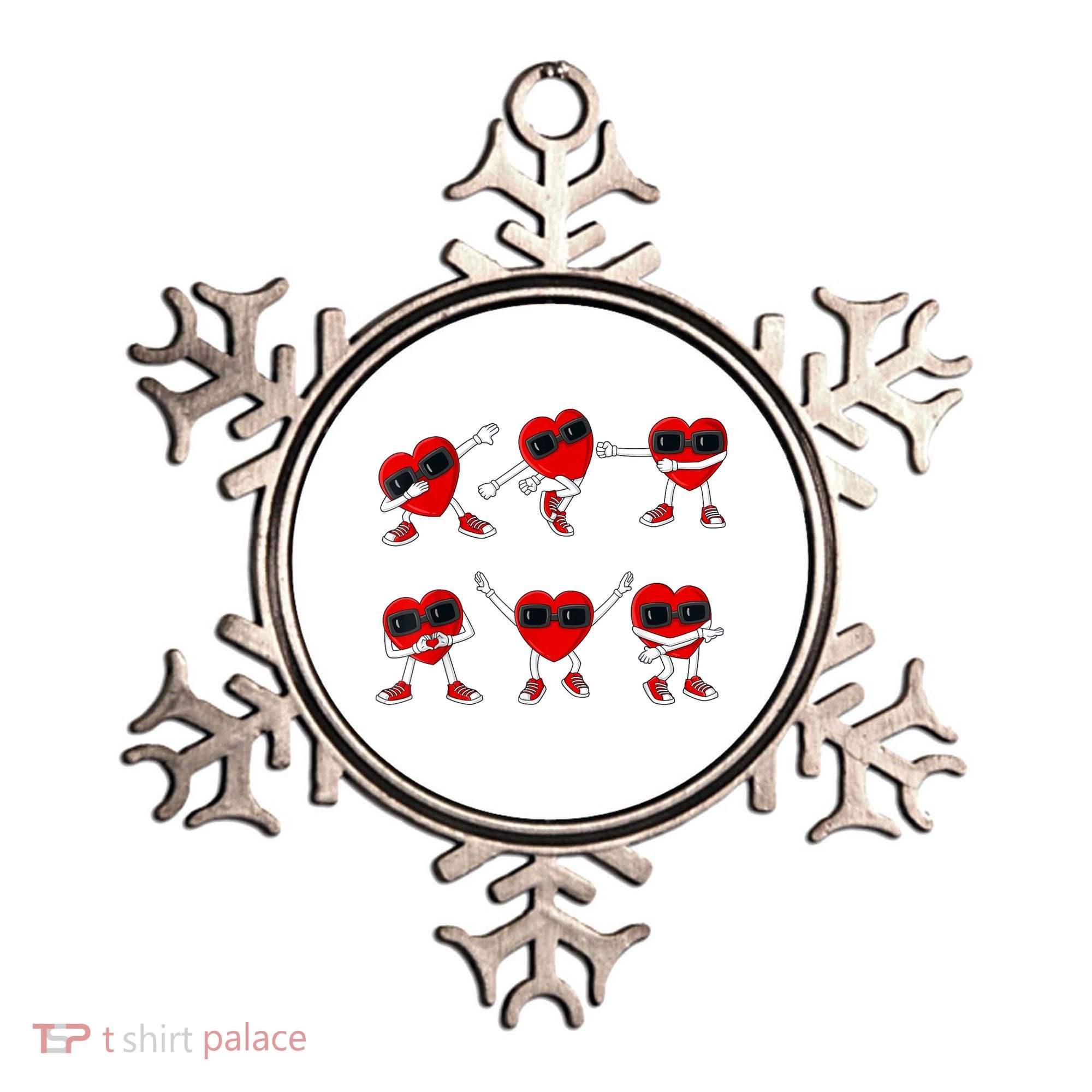 Dancing Hearts Dance Challenge Valentines Day Ornament
