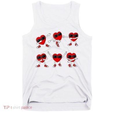 Dancing Hearts Dance Challenge Valentines Day Tank Top