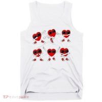 Dancing Hearts Dance Challenge Valentines Day Tank Top thumb 0