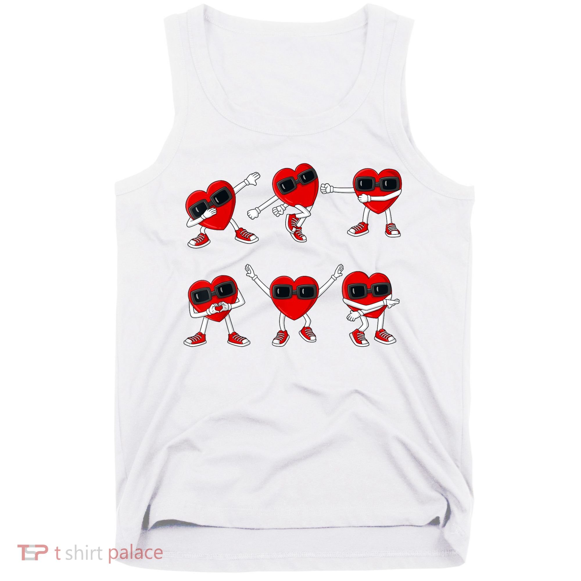 Dancing Hearts Dance Challenge Valentines Day Tank Top