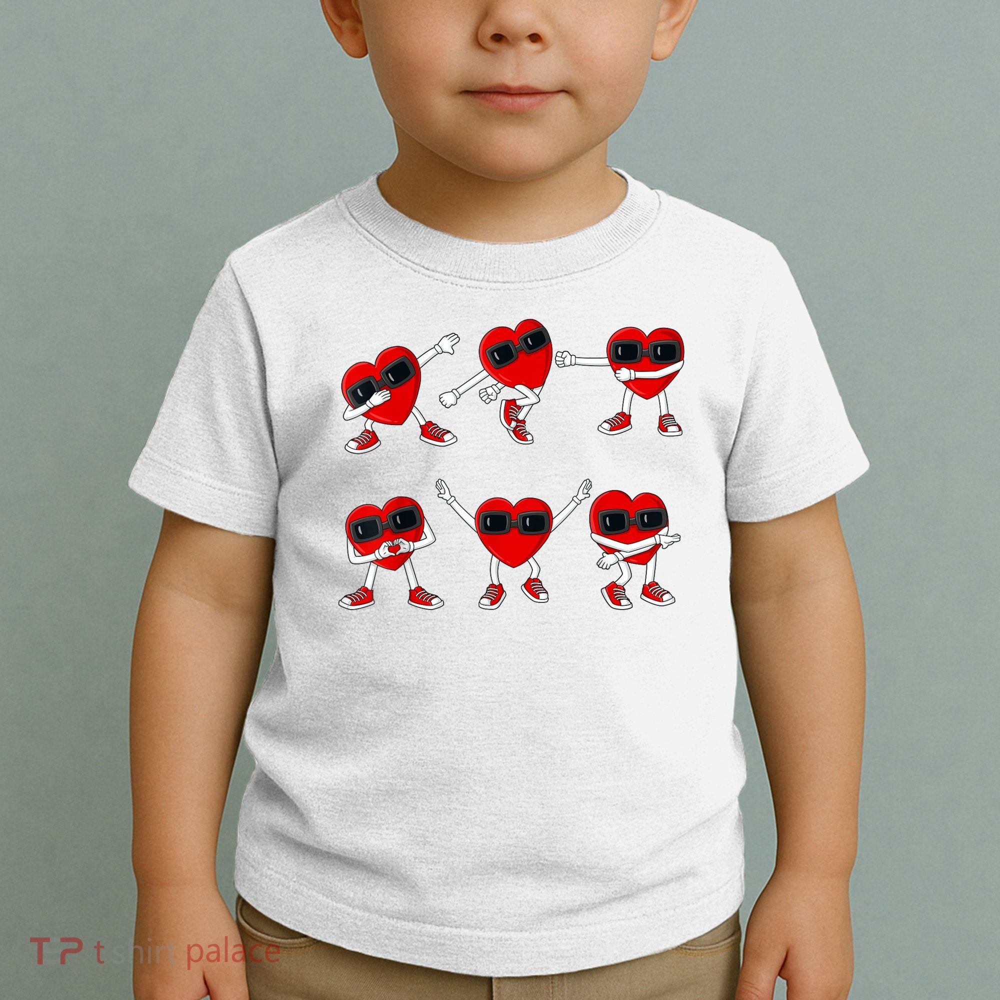 Dancing Hearts Dance Challenge Valentines Day Toddler T-Shirt