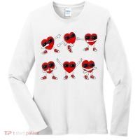Dancing Hearts Dance Challenge Valentines Day Women's Long Sleeve Shirt thumb 0