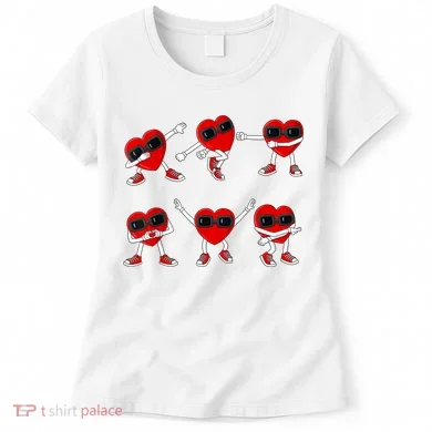 Dancing Hearts Dance Challenge Valentines Day Women's T-Shirt
