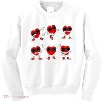 Dancing Hearts Dance Challenge Valentines Day Kids Sweatshirt thumb 0
