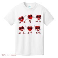 Dancing Hearts Dance Challenge Valentines Day Kids T-Shirt thumb 0