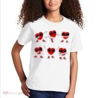 Dancing Hearts Dance Challenge Valentines Day Kids T-Shirt thumb 2