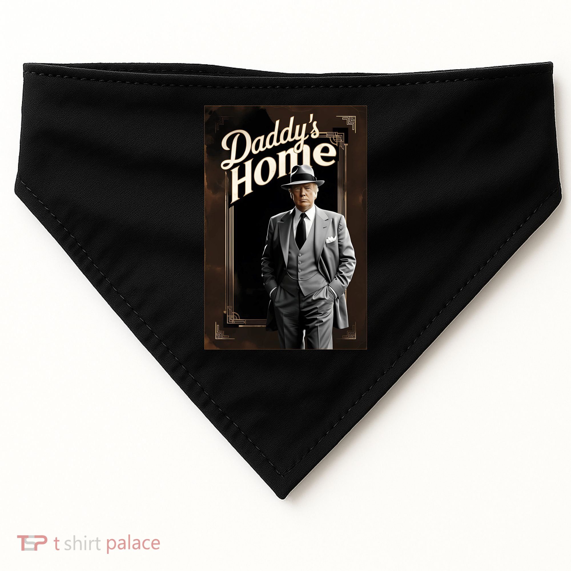 Daddys Home Donald Trump Inauguration USA-Made Doggie Bandana