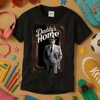Daddys Home Donald Trump Inauguration Kids T-Shirt thumb 3
