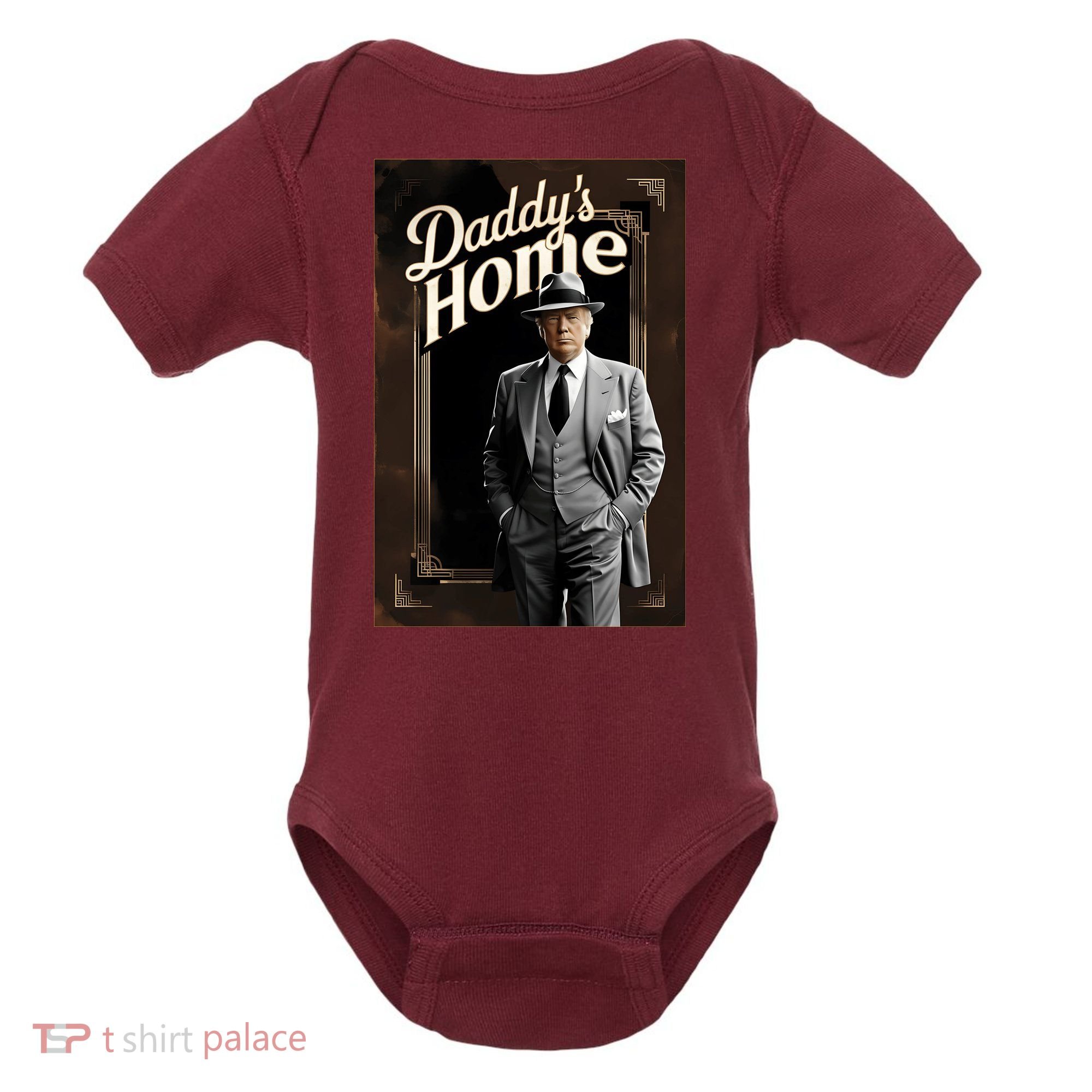 Daddys Home Donald Trump Inauguration Baby Bodysuit