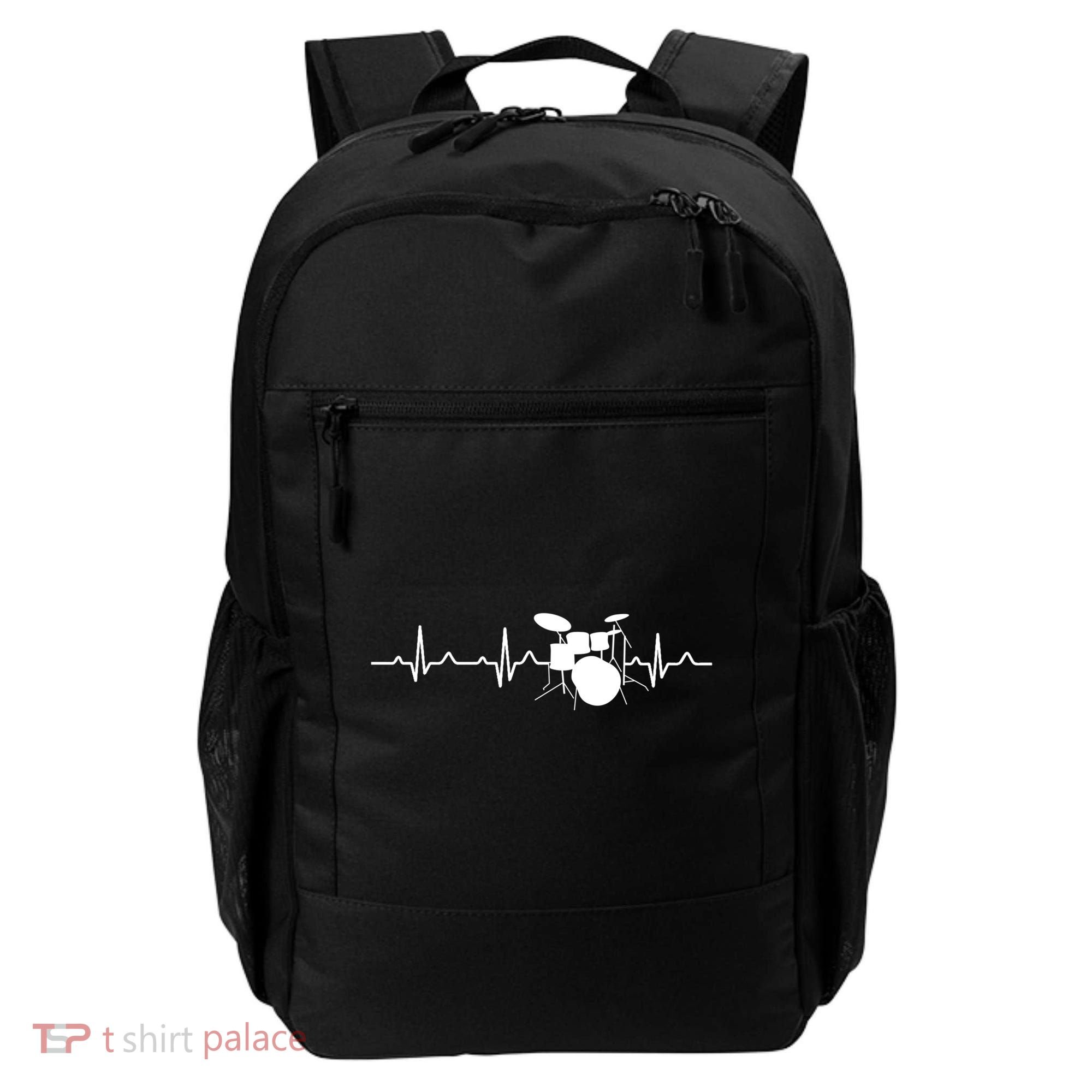 Drums Heartbeat Drummer Music Band Gift Cool Gift Backpack
