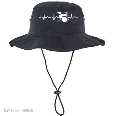 Drums Heartbeat Drummer Music Band Gift Cool Gift Bucket Hat