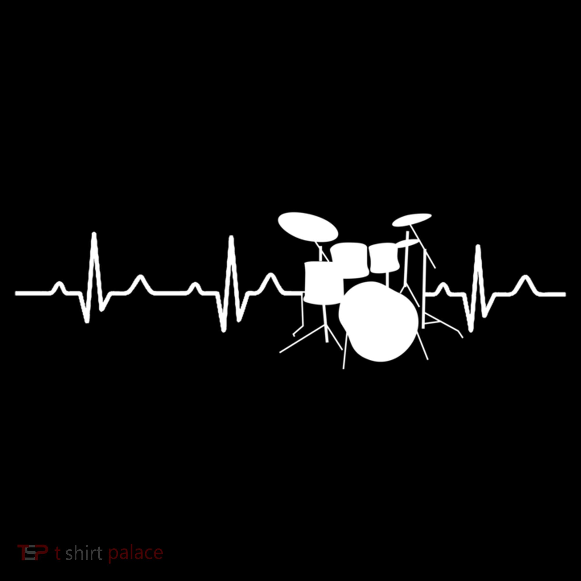Drums Heartbeat Drummer Music Band Gift Cool Gift Women's Hoodie