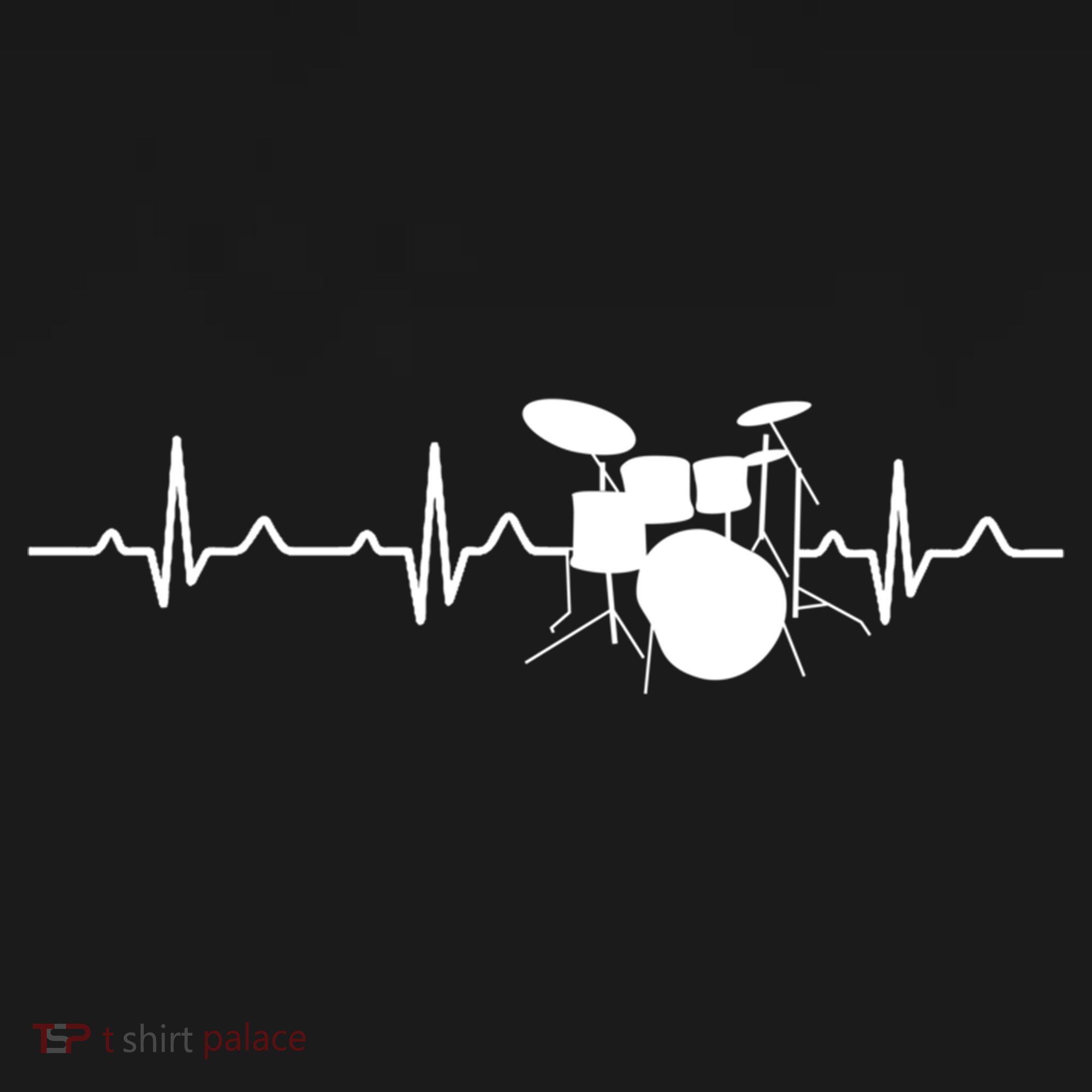 Drums Heartbeat Drummer Music Band Gift Cool Gift Ornament
