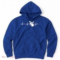 Drums Heartbeat Drummer Music Band Gift Cool Gift Hoodie thumb 0