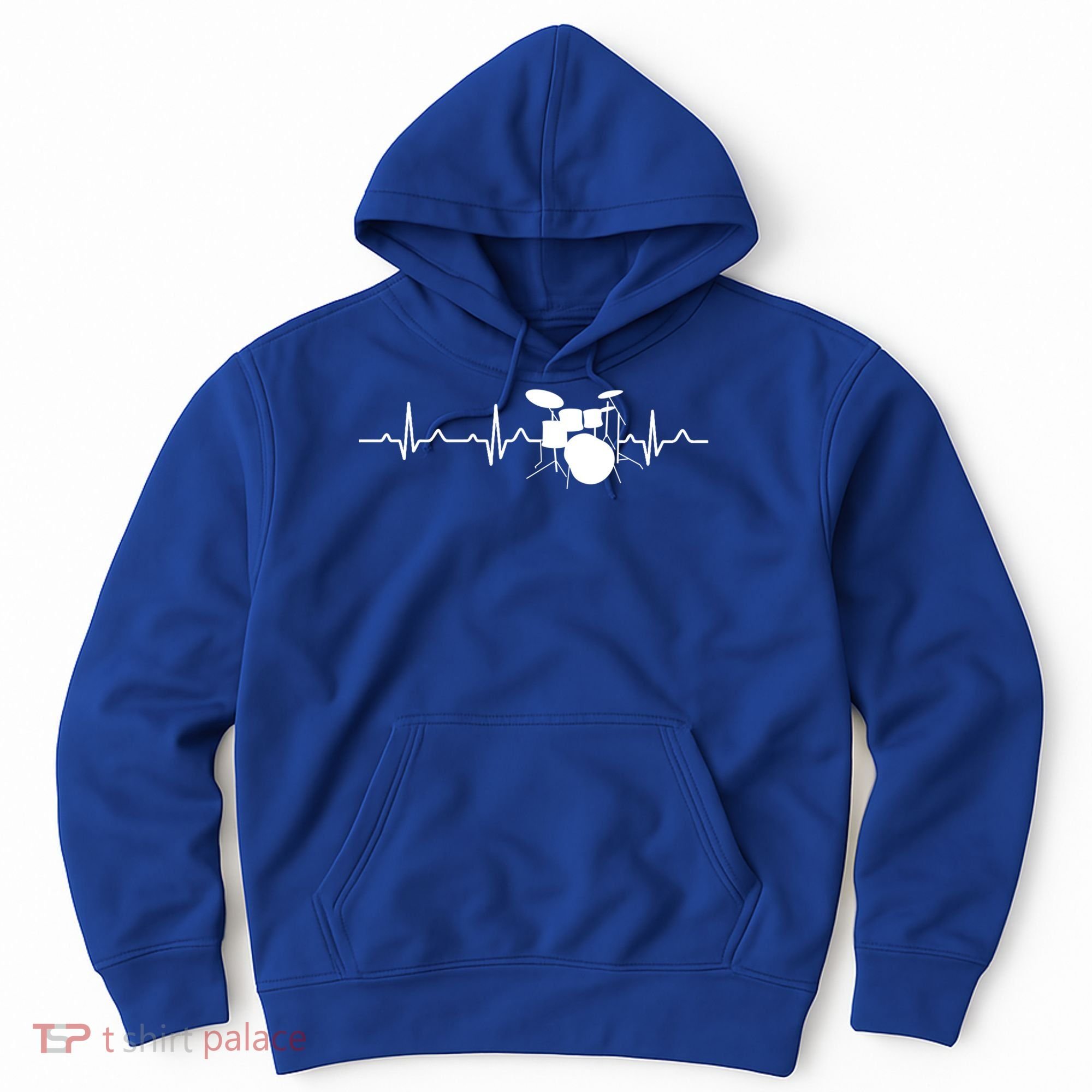 Drums Heartbeat Drummer Music Band Gift Cool Gift Hoodie