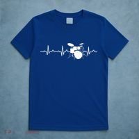Drums Heartbeat Drummer Music Band Gift Cool Gift T-Shirt thumb 5