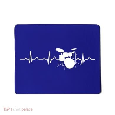 Drums Heartbeat Drummer Music Band Gift Cool Gift Mousepad