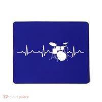 Drums Heartbeat Drummer Music Band Gift Cool Gift Mousepad thumb 0