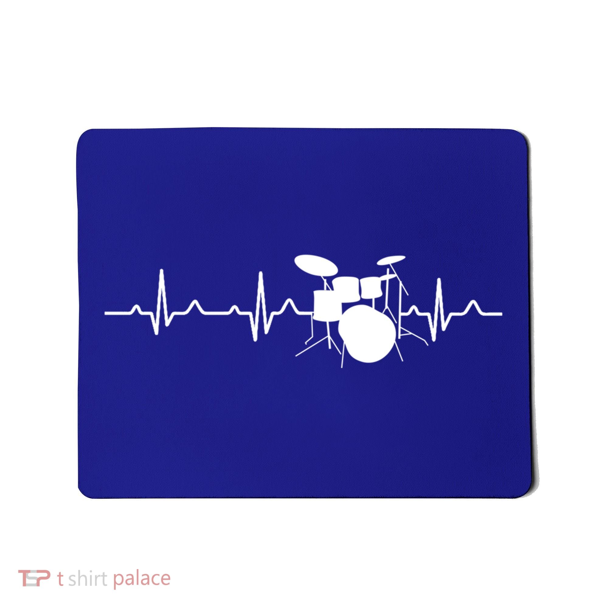 Drums Heartbeat Drummer Music Band Gift Cool Gift Mousepad