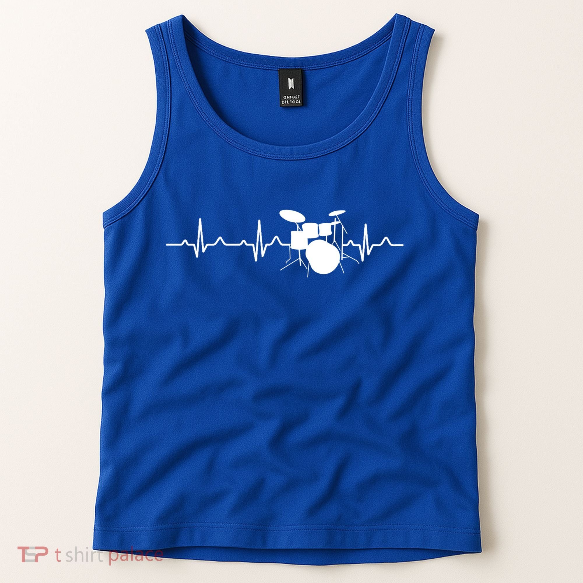 Drums Heartbeat Drummer Music Band Gift Cool Gift Tank Top